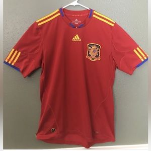 Mens Adidas 2010 Spain National Team Jersey Size Medium